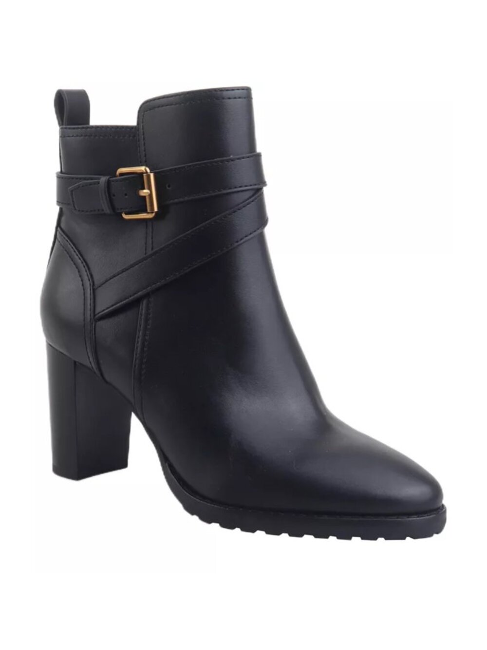 Giani Bernini Ninha Heedled Ankle Boots Black Women's - 10M